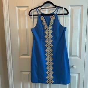 Lilly Pulitzer Blue Shift Dress - Size 10